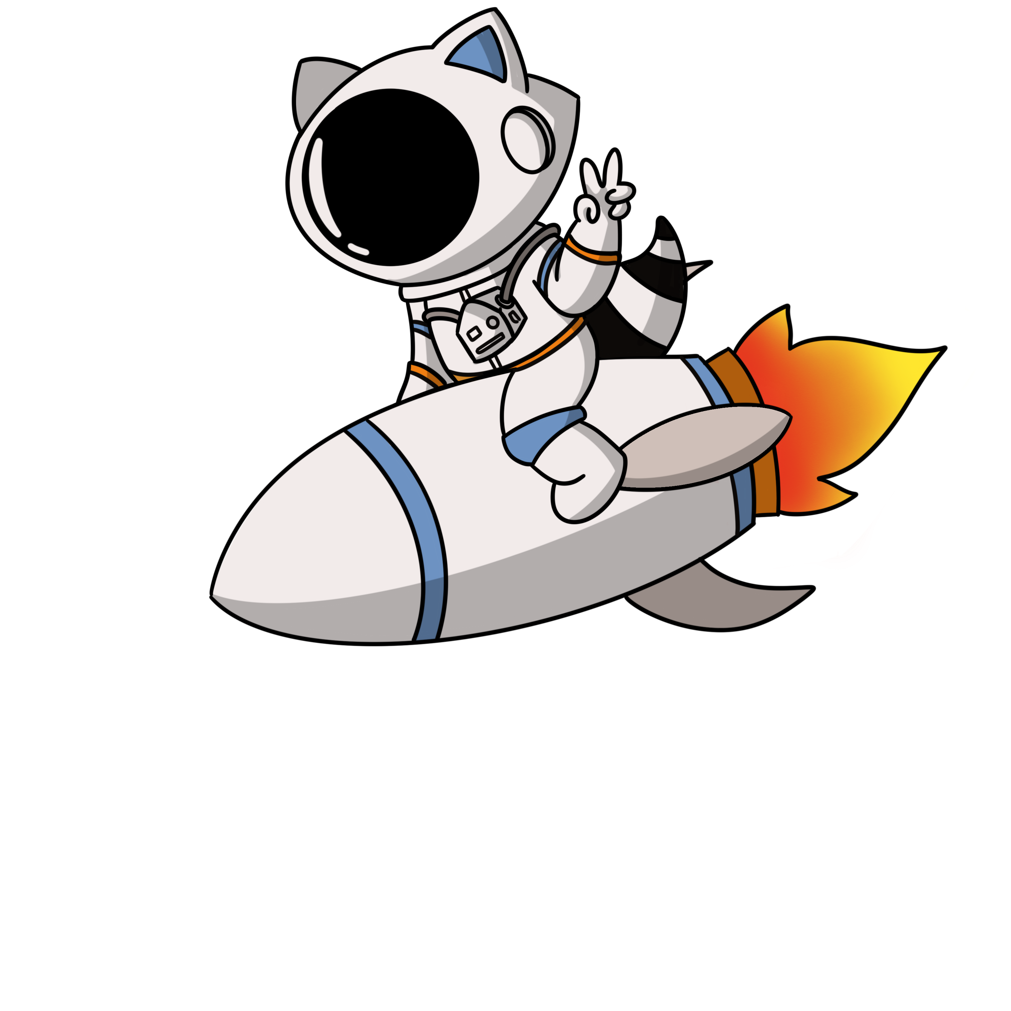 Rac on a rocket